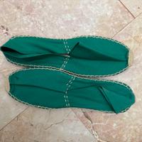 Espadrillas taglia 44 verdi MAI USATE