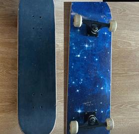 Skteboard completo usato blu Galassia