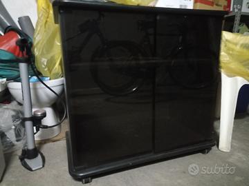 Mobile a vetro porta TV