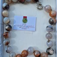 Collana in Agata Naturale – Fatta a Mano Nuova con