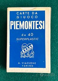 Carte Piemontesi da 40 di Viassone nuovo collez
