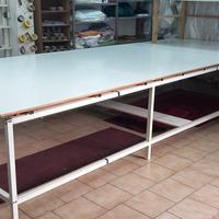 tavolo da taglio sartoria da 5 × 2 metri