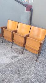 sedili poltrone da cinema vintage