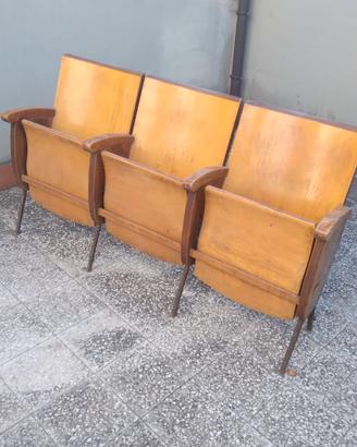 sedili poltrone da cinema vintage