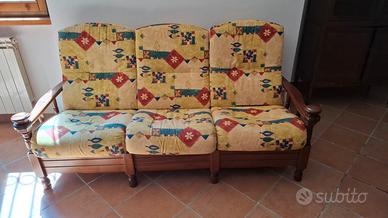 set da soggiorno rustico