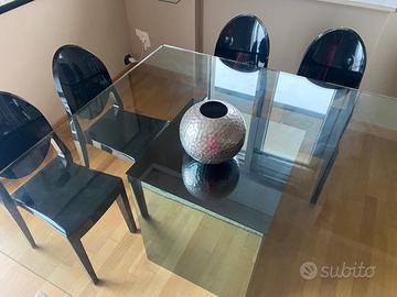 Tavolo Blok di Acerbis, design Nanda Vigo