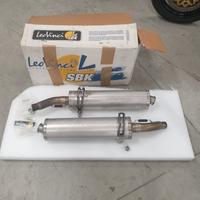 coppia marmitta LeoVinci Sbk