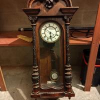 orologio a pendolo da parete antico