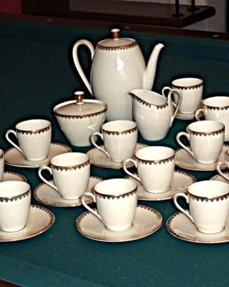 Servizio da caffè Johann Seltmann decoro oro zecch
