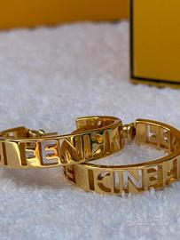 orecchini fendi a cerchio