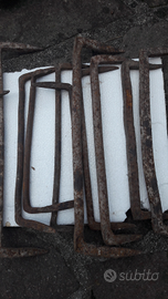 15 Clamare vecchie in ferro antico