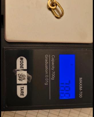 Ciondolo zodiaco ‘saggittario’ oro 18kt 750 diaman