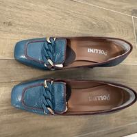 Pollini Décolleté in pelle primo fiore verniciata