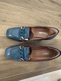 Pollini Décolleté in pelle primo fiore verniciata