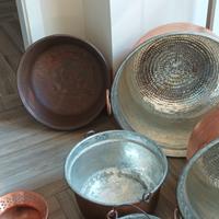 batteria pentole in rame