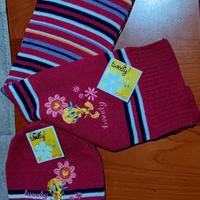 Cappello+Sciarpa Titti (Tweety)  "Nuovo" 2 Pezzi B