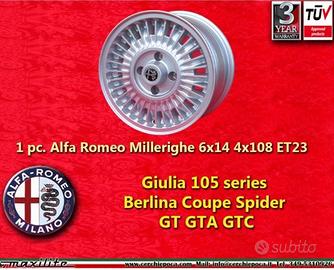 Cerchio Desing Millerighe - Alfa Romeo - NUOVO
