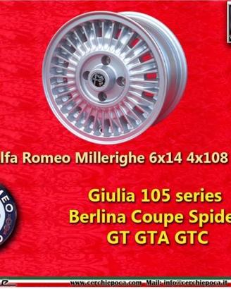 Cerchio Desing Millerighe - Alfa Romeo - NUOVO