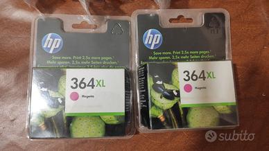 2 Cartucce 364 XL Magenta originali nuove