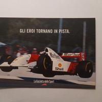 Mika Hakkinen - Cartolina Postcard F1