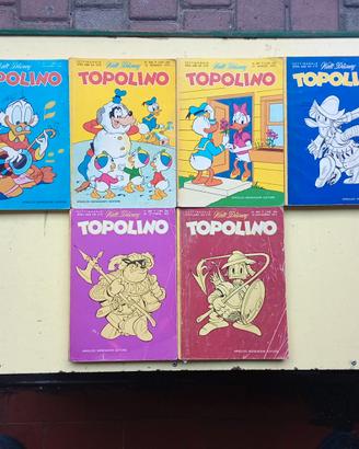 Albi TOPOLINO, numeri sotto il mille