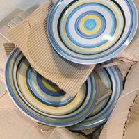 set di 6 piatti in ceramica dipinti a mano Essenc 