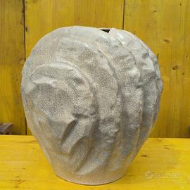 Vaso in ceramica craquelé