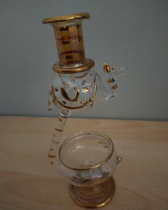 Scultura artistica in vetro soffiato 