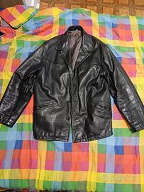 Giacca in pelle vera