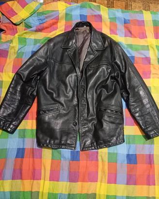 Giacca in pelle vera