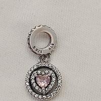 Charm Pendente Pandora Cuore Rosa 791476C01