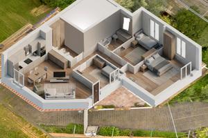 SETTIMO SAN PIETRO- Quadrivano semi indipendente