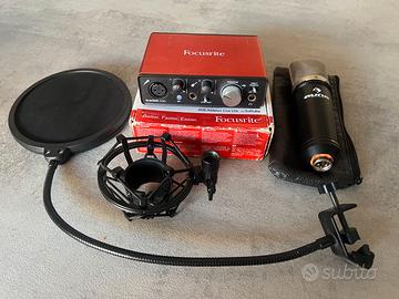 Kit Registrazione Focusrite Scarlett Solo 2nd Gen