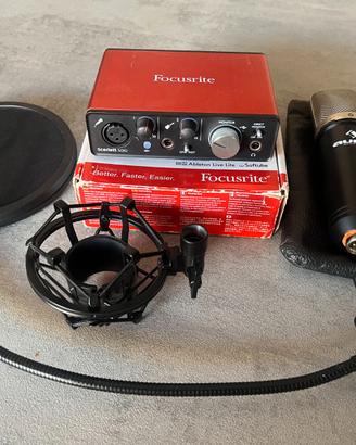 Kit Registrazione Focusrite Scarlett Solo 2nd Gen