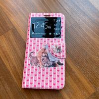 Cover a libro x cellulare Samsung galaxy S6 plus
