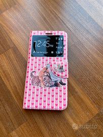 Cover a libro x cellulare Samsung galaxy S6 plus