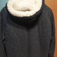 Felpa con cappuccio e pelliccia Hollister 