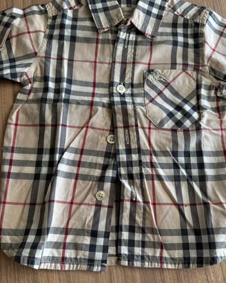 Burberry camicia 9 mesi