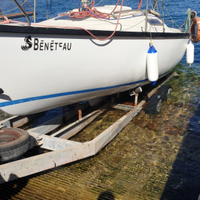 Benetau First 18 deriva mobile con carrello