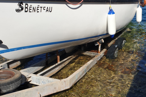 Benetau First 18 deriva mobile con carrello