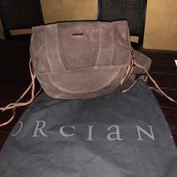 Orciani borsa in cuoio scamosciato