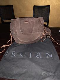 Orciani borsa in cuoio scamosciato