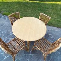 Set giardino in rattan+divano