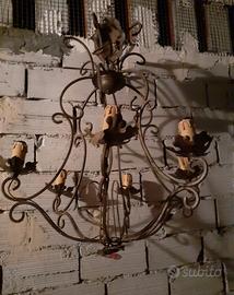 lampadario da restaurare