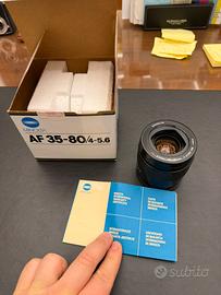 Obiettivo minolta 35-80  4,5-5,6
