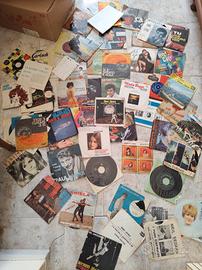 58 dischi in vinile 45 giri musica anni 60 70 80