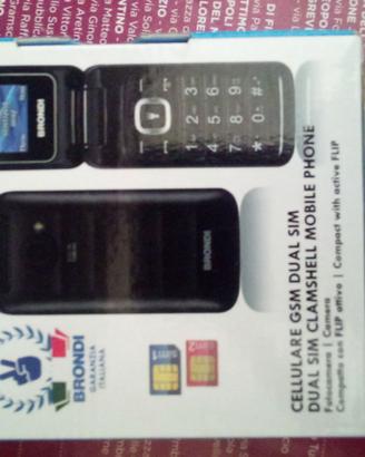 Telefono cellulare senior Brondi nuovo