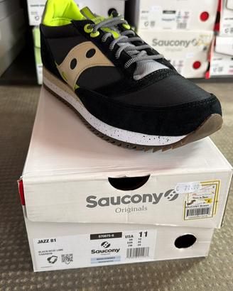 Saucony Jazz 81 nero/lime