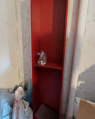 MOBILE COLONNA BAGNO ROSSO NUOVO