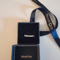 Anello veretta Stroili oro nuovo 